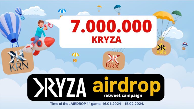 KRYZA Airdrop: Distribution of KRX and KRN Tokens