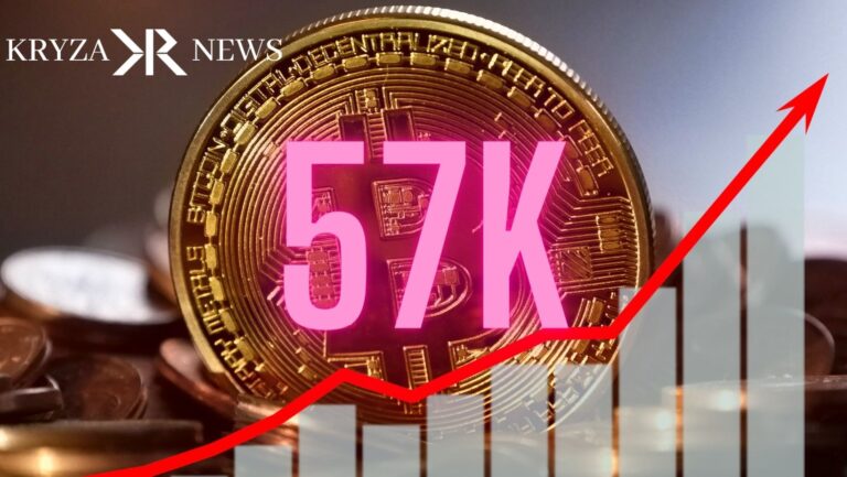 Bitcoin Soars Beyond $57,000 in Surge Driven by Major Investors